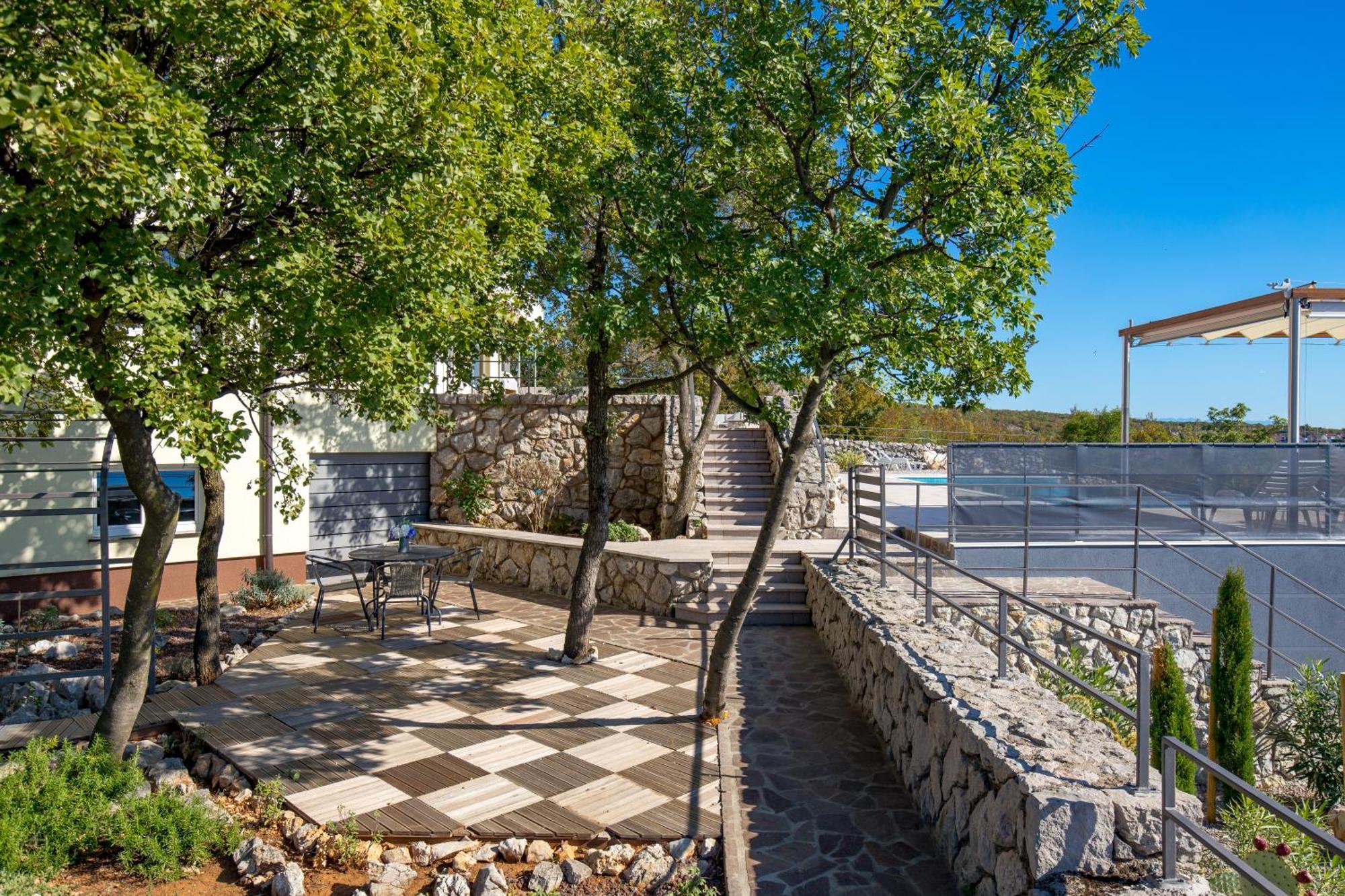 קראליביצה Luxury Villa Ostro With Pool & Krk Bridge View מראה חיצוני תמונה